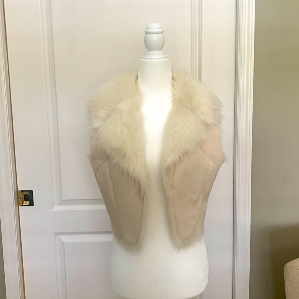 Faux Fur/suede Vest